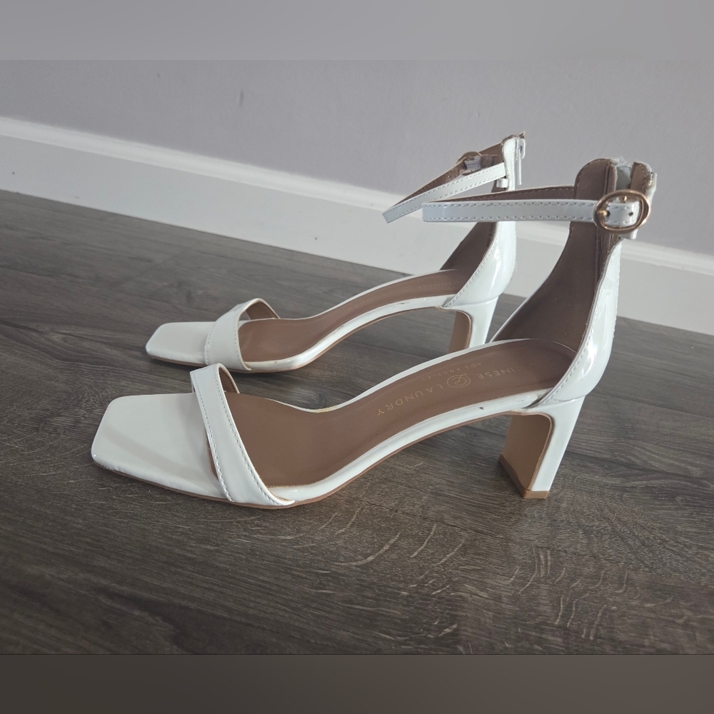 Chinese Laundry White Heels Size 6.5 - Picture 5 of 7